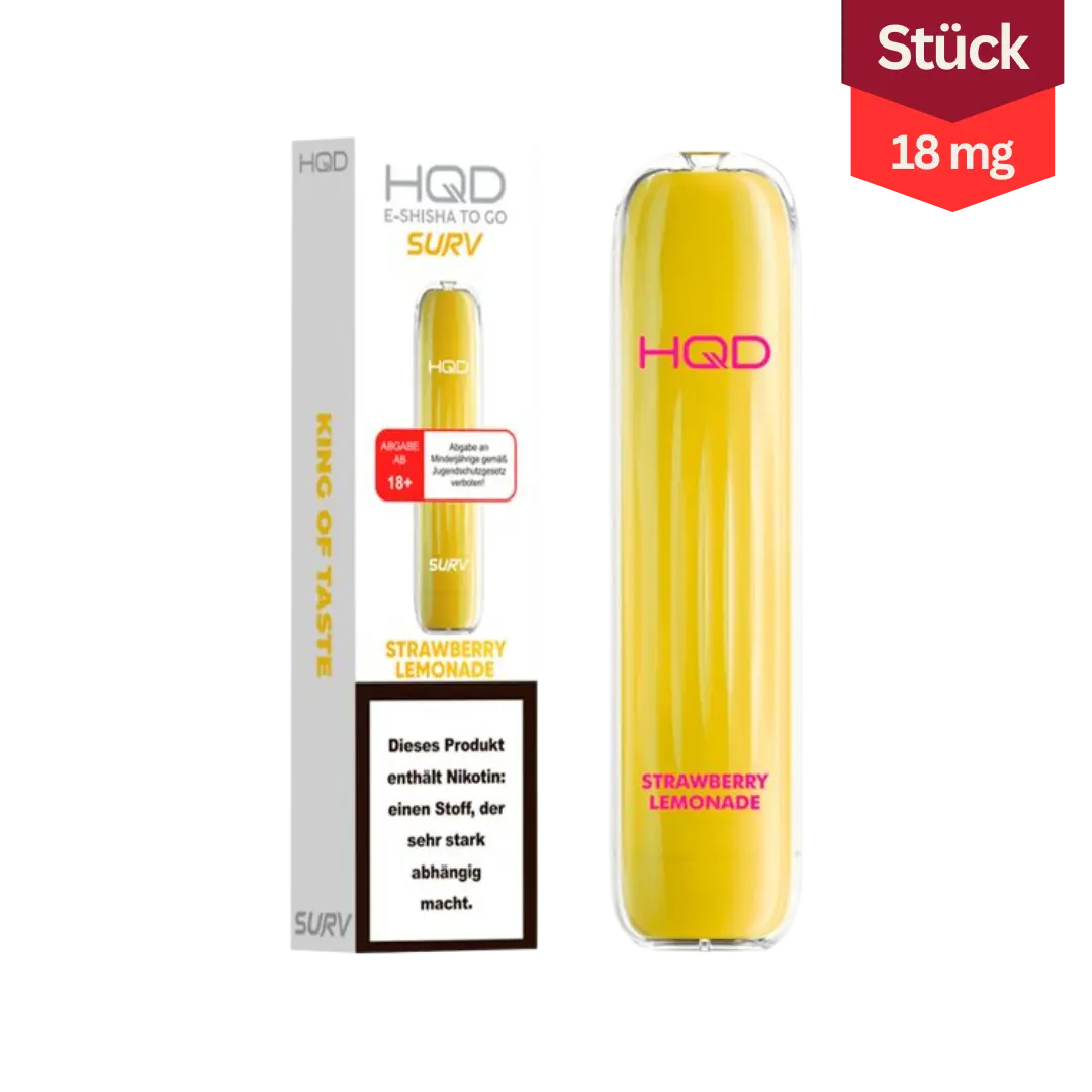 HQD Surv Vape Strawberry Lemonade 18mg