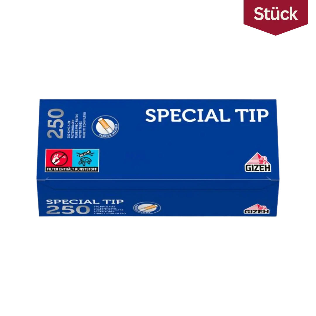 Gizeh Hülsen Special Tip Zigarettenhülsen (250 Hülsen)