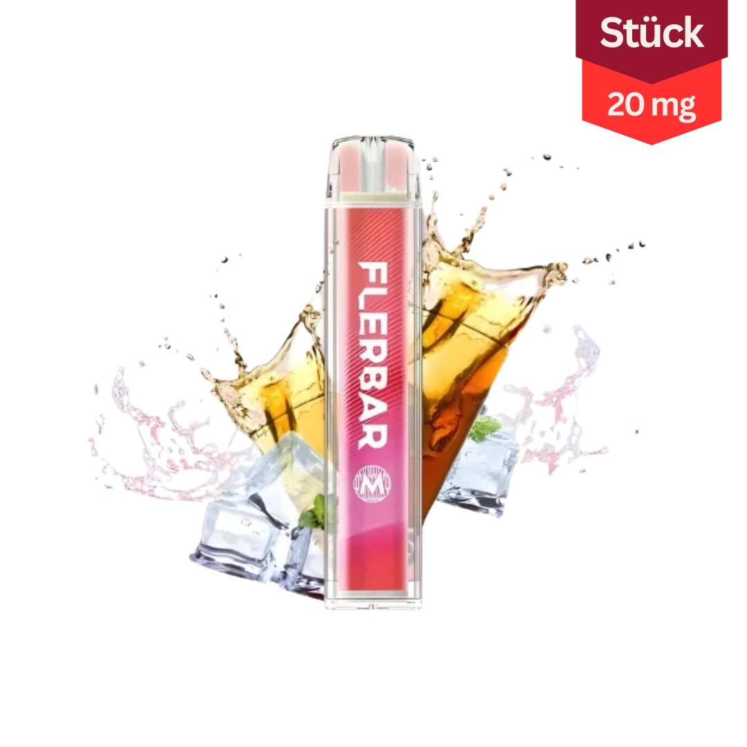 Flerbar M Cola Ice Vape Einweg E-Zigarette 20mg