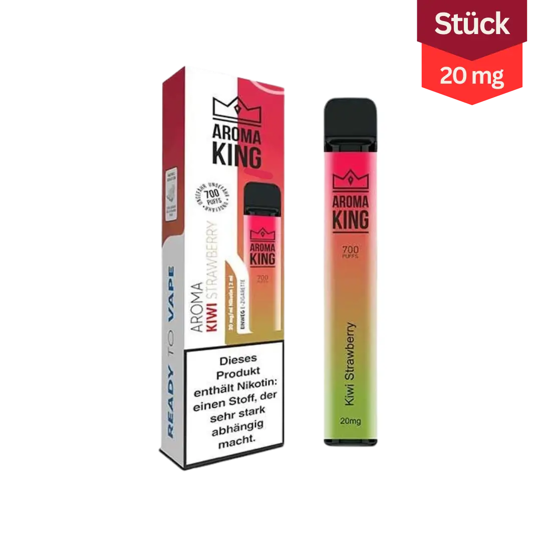 Aroma King Bar Kiwi Strawberry Vape Einweg E-Zigarette 20mg