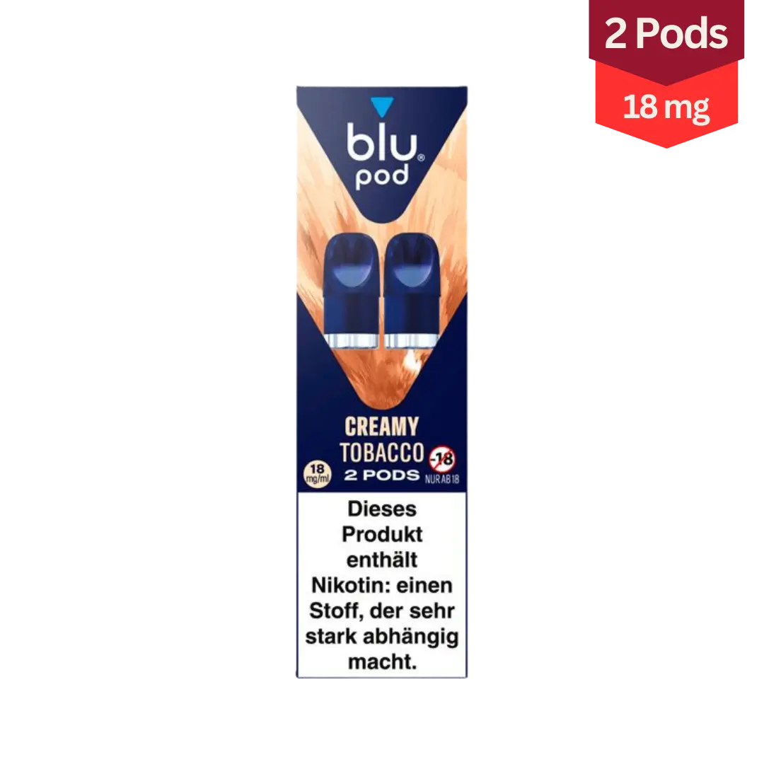 blu Pod Vape Creamy Tobacco 18mg