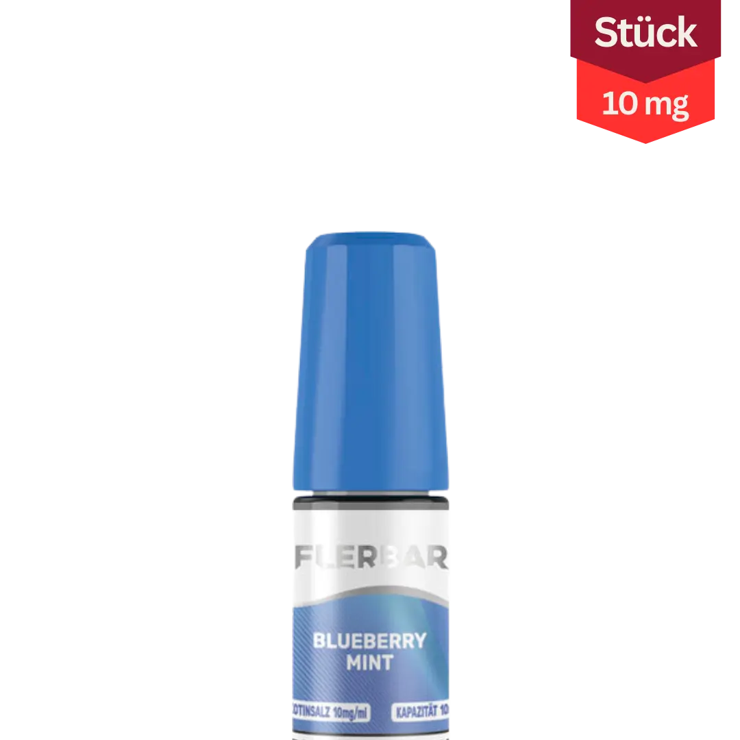 Flerbar Vape Liquid Blueberry Mint 10mg (10ml)