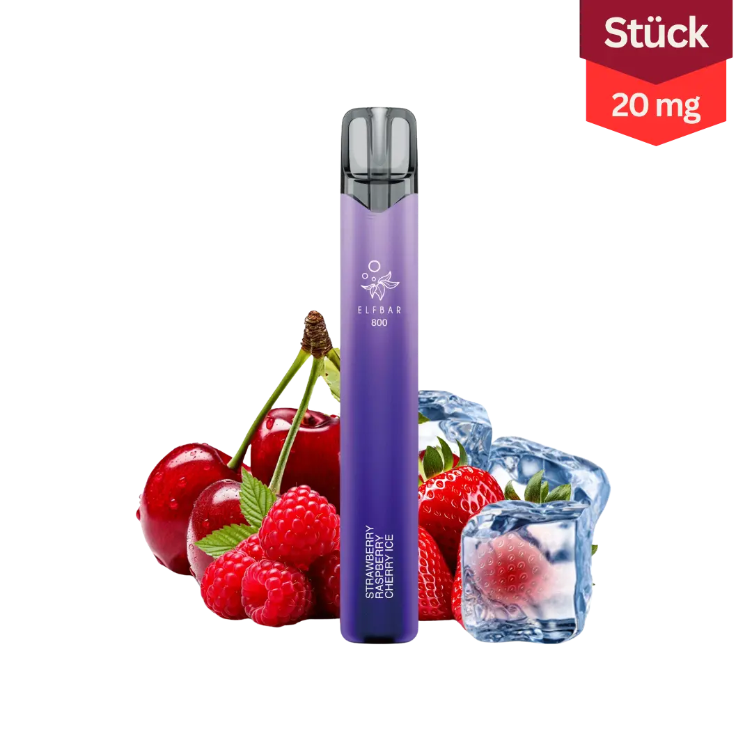 Elfbar 800 Strawberry Raspberry Cherry Ice 20mg