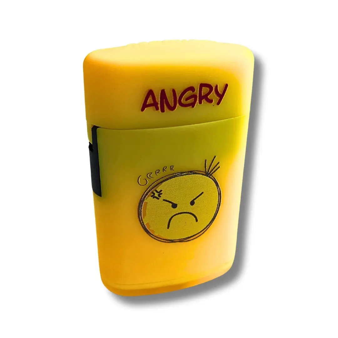 Atomic Sturmfeuerzeug Jetflame Angry Gelb