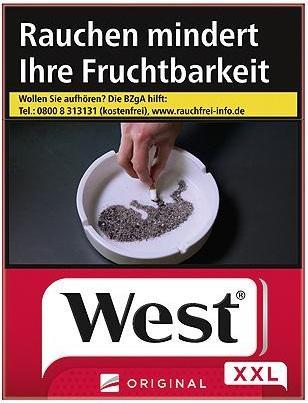 West Red Zigaretten (22 Stück)