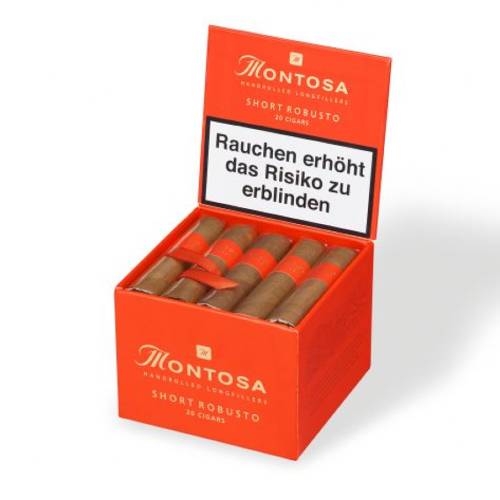 20er Kiste Montosa Short Robusto Zigarren Dominikanische Republik Longfiller