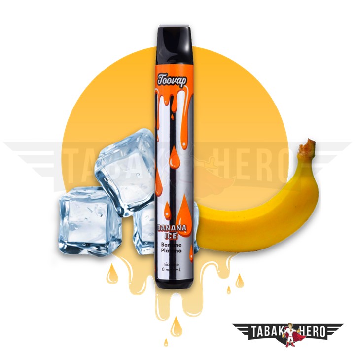 Toovap Banane Einweg E-Zigarette Vape 0mg (1 Stück)