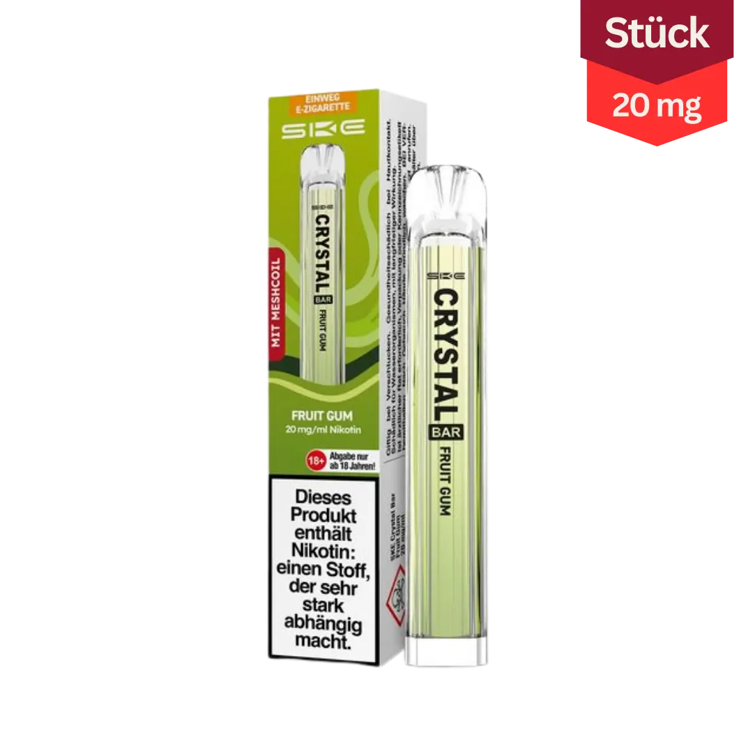 SKE Crystal Bar Fruit Gum 20mg
