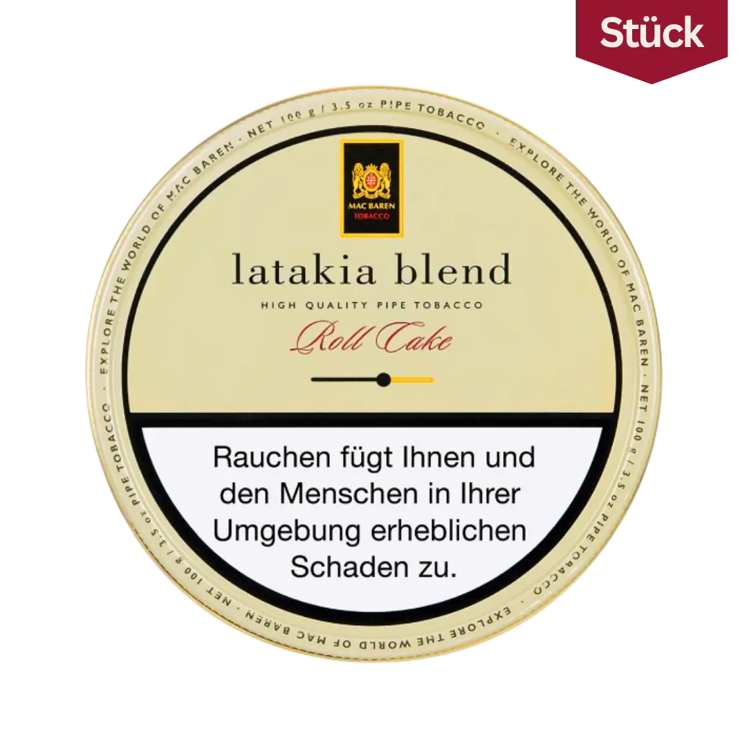 Bundle: Mac Baren Latakia Blend Tabak Pfeifentabak Dose (5x100g)