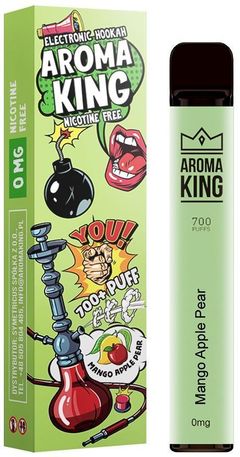 Aroma King Mango Apple Pear Vape Einweg E-Zigarette 0mg AP Aroma King Mango Apple Pear Vape Einweg E-Zigarette 0mg AP