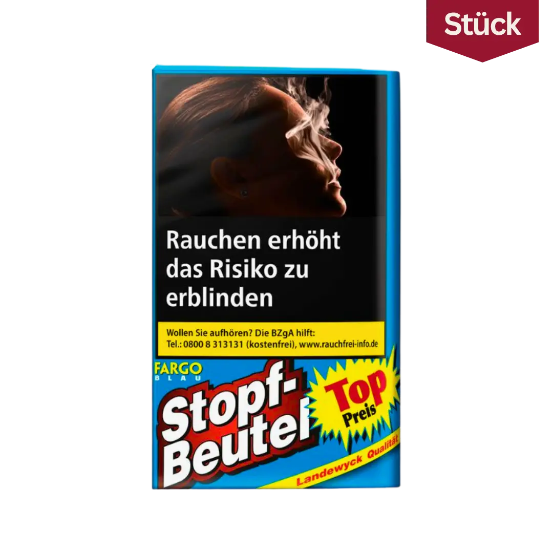 Fargo Stopf-Beutel Blau Tabak Feinschnitt Pouch (30g)