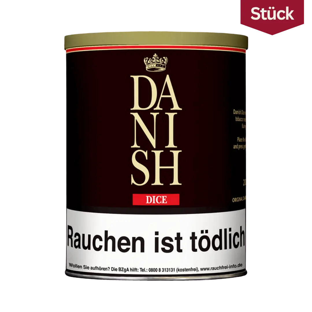 Danish Dice Tabak Pfeifentabak Dose (200g)