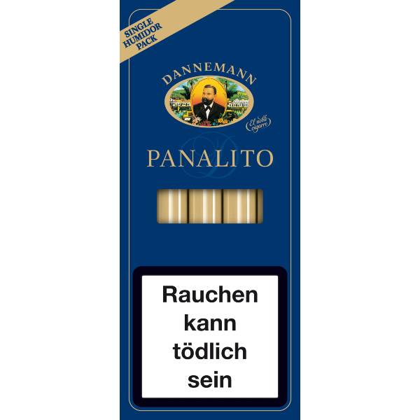Dannemann Panalito Zigarren 5 Stück – milde Shortfiller in der praktischen Schachtel