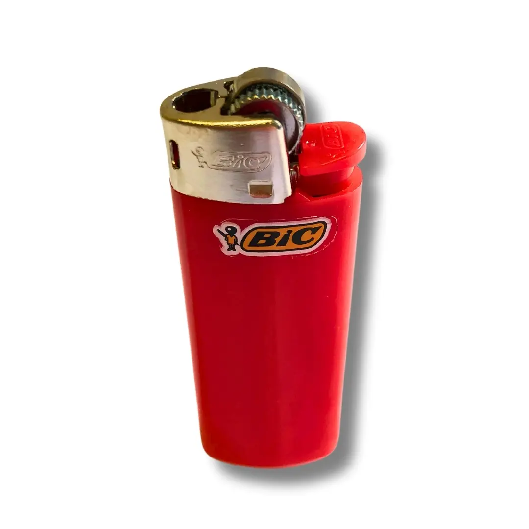 BIC Feuerzeug Mini J25 Reibrad Rot
