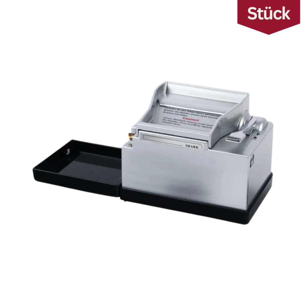 Shark Powermatic 2+ Zigaretten Stopfmaschine silber