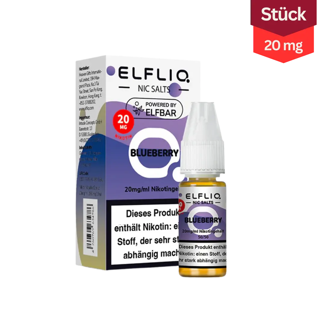 Elfliq Vape Liquid Blueberry