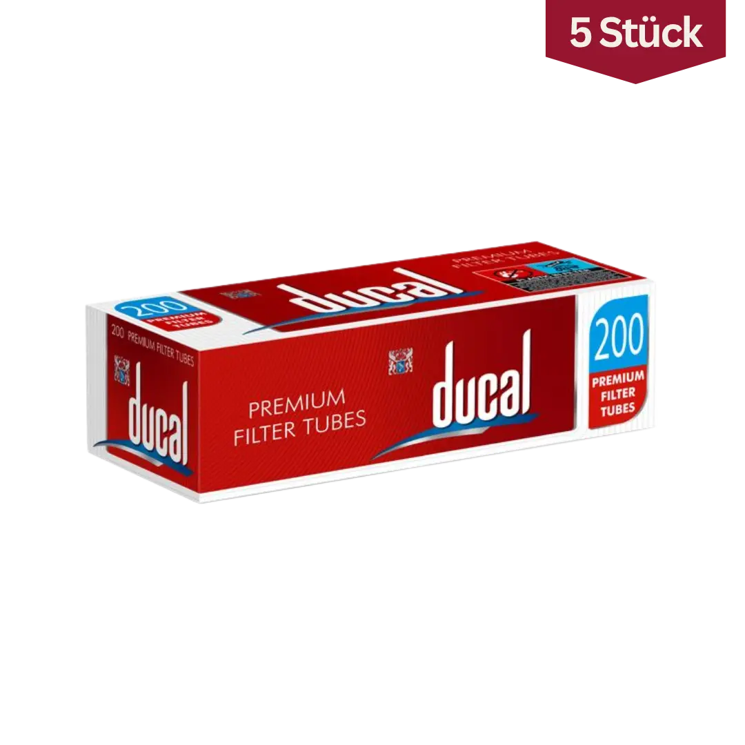 Bundle: Ducal Hülsen Filterhülsen King Size (5x200 Stück)