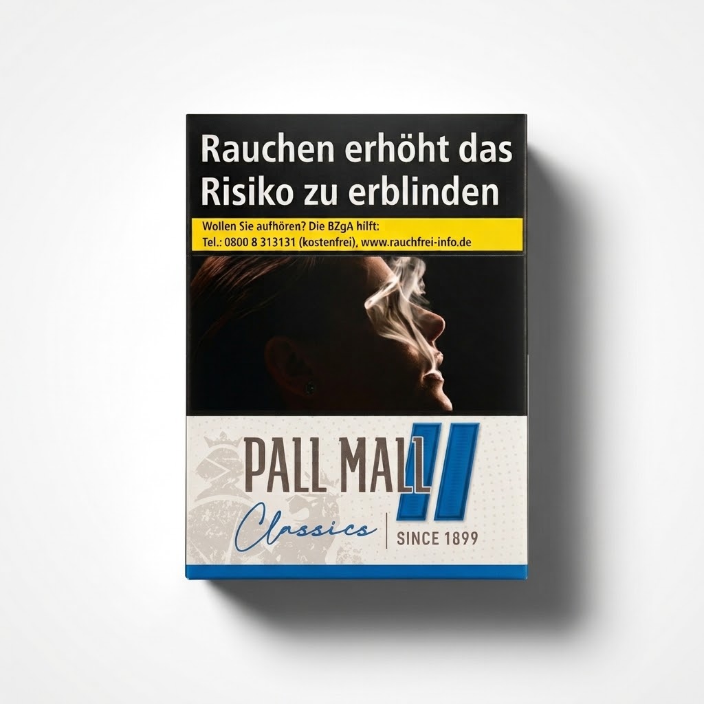 Pall Mall Blau 28er Zigaretten Schachtel kaufen