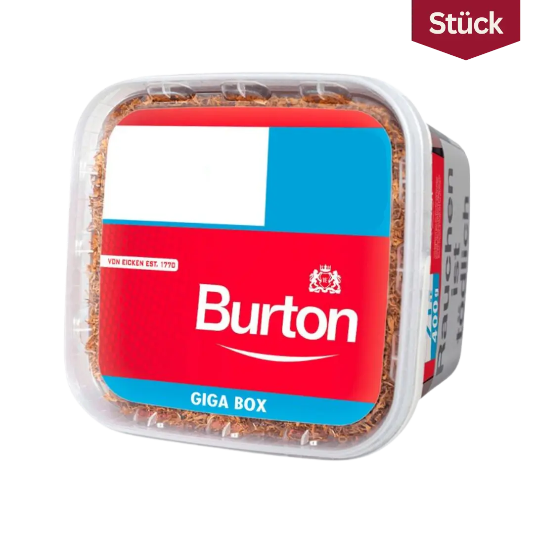Burton Red Tabak Volumentabak Eimer L Burton Red Tabak Volumentabak Eimer L
