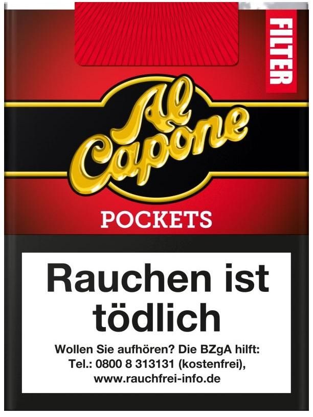 TH30138 Al Capone Pockets Red Sunset Zigarillos (18 Stück) AP