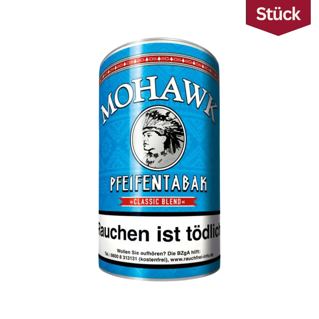 Mohawk Blue Classic Blend Tabak Pfeifentabak Dose (150g)