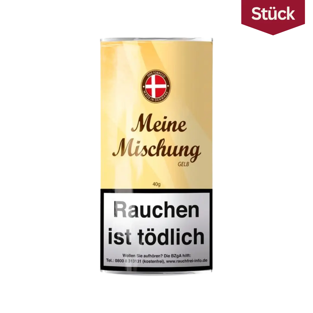 Meine Mischung Gelb Tabak Pfeifentabak Pouch (40g) Meine Mischung Gelb Tabak Pfeifentabak Pouch (40g)
