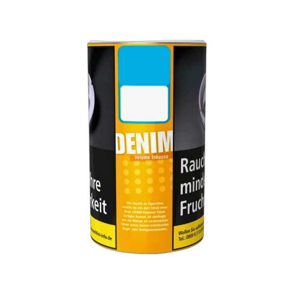 Denim Volume Tobacco Frische-Dose gold gelb für Volumentabak