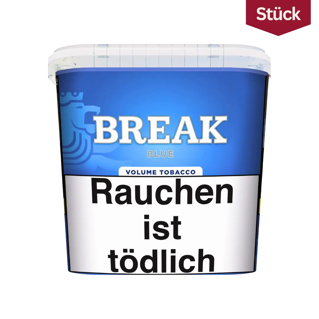 Break Blue Tabak Volumentabak Eimer