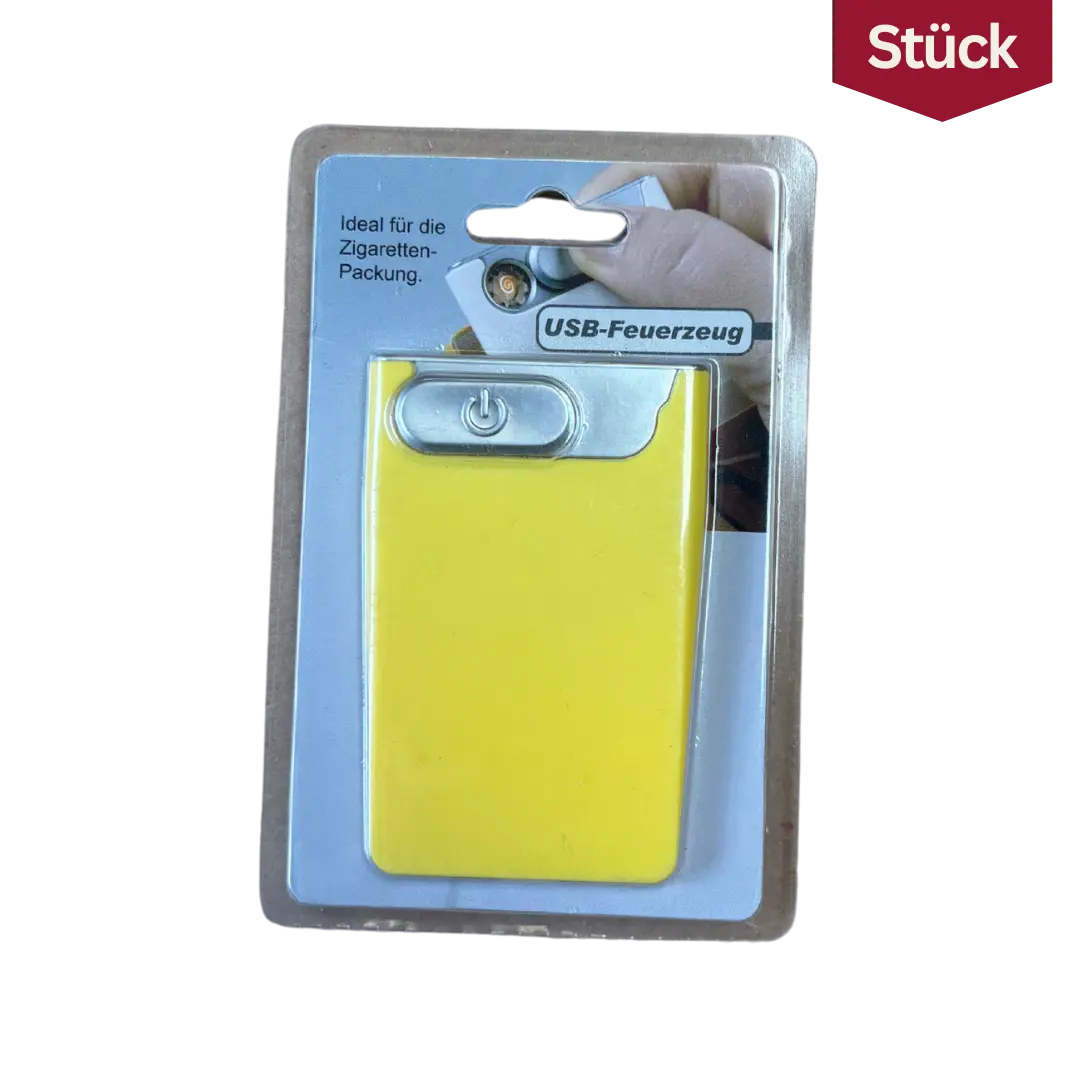 USB Feuerzeug Gelb