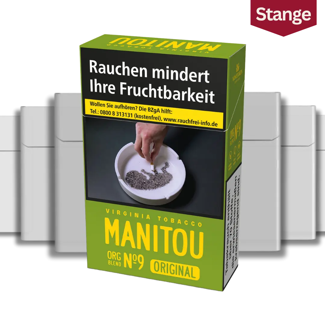 Manitou Org. No9 Green Zigaretten Stange (10x20 Stück)