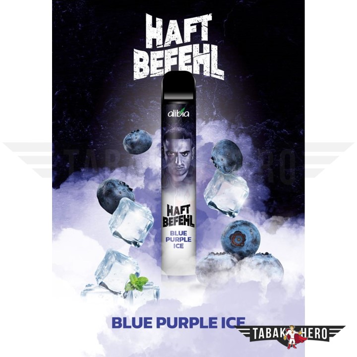 TH16081-Haftbefehl-Blue-Purple-Ice Haftbefehl 700 Blue Purple Ice Einweg E-Zigarette Vape 20mg (1 Stück)