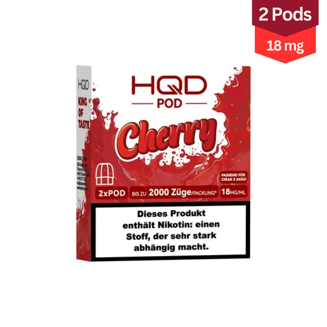 HQD Cirak 2 Pod Vape Cherry 18mg