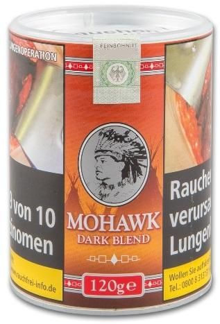 Mohawk Dark Blend (Indian) Tabak 120g Dose (Drehtabak / Feinschnitt)