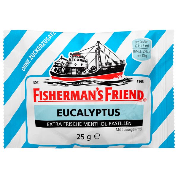Fisherman's Friend Eucalyptus ohne Zuckerzusatz (24x25g)