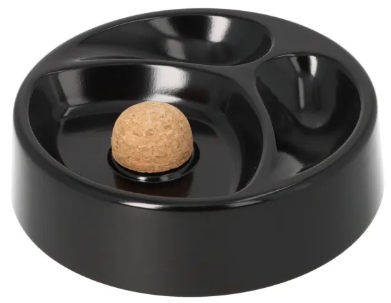 Angelo Metall Pfeifenaschenbecher schwarz