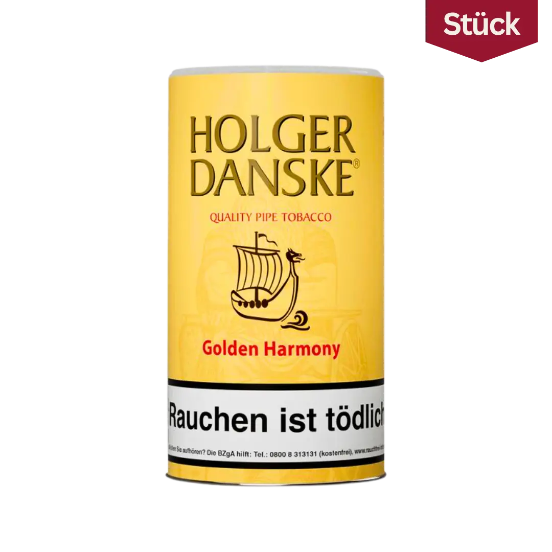 Holger Danske Golden Harmony Tabak Pfeifentabak Dose (200g)