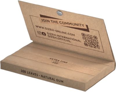 Gizeh Blättchen Unbleached Extra  Fine (100 Blatt)