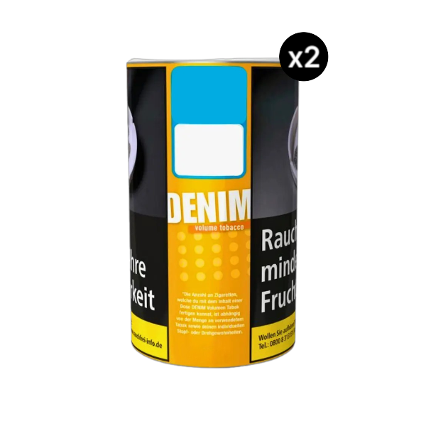 Denim Volumentabak Frische-Dose Gold im Doppelpack (2x85g)