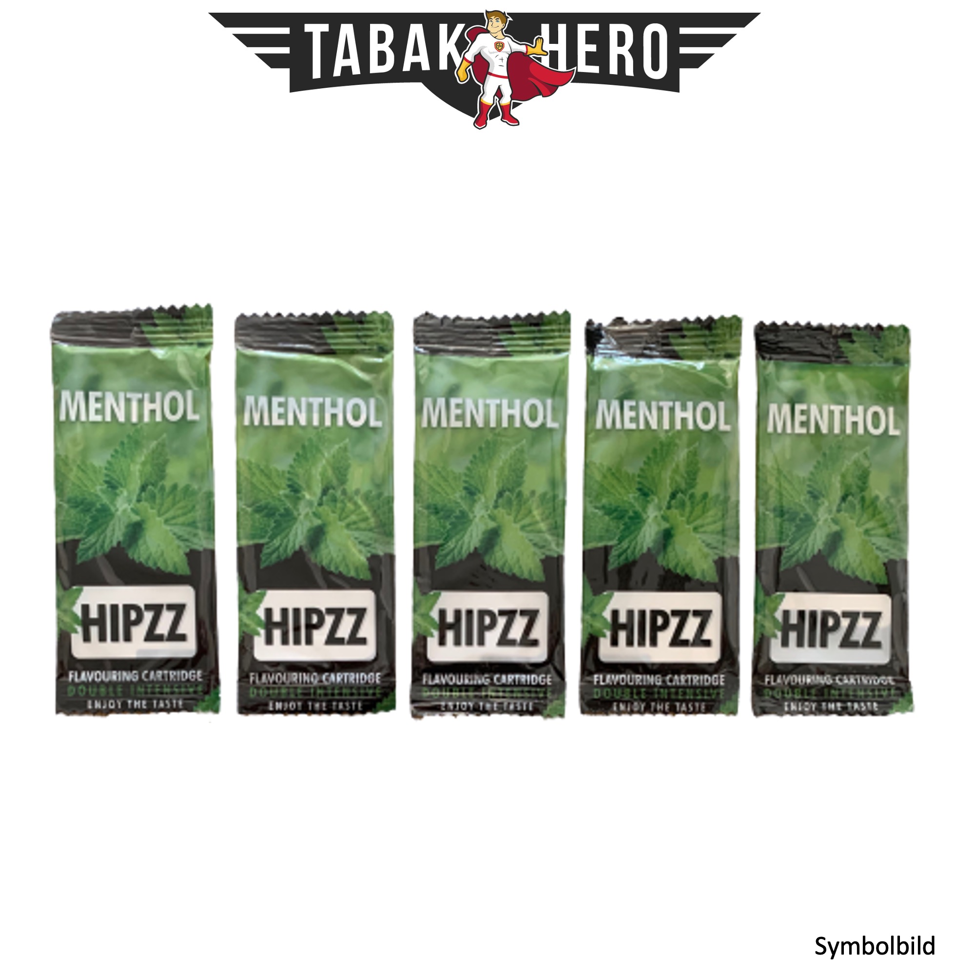 HIPZZ Aromakarten Menthol - 5 Stück Aroma Karten