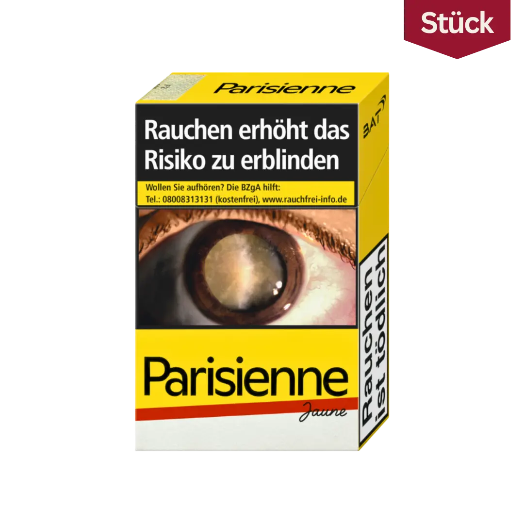 Parisienne Jaune Yellow Zigaretten