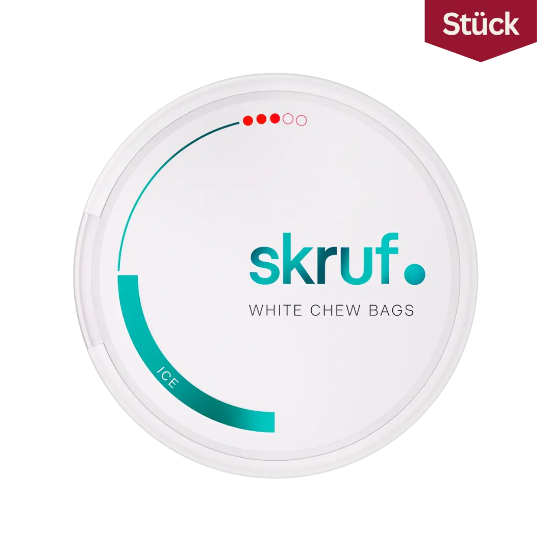 Skruf Ice White Strong Snus Kautabak (1 Stück)