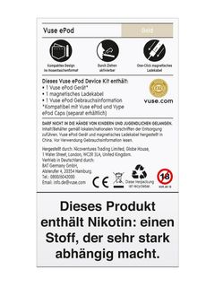 Vuse Vape Akku Gerät Gold AP