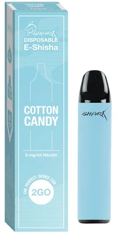 Shark Cotton Candy Einweg E-Zigarette Vape 0mg (1 Stück)