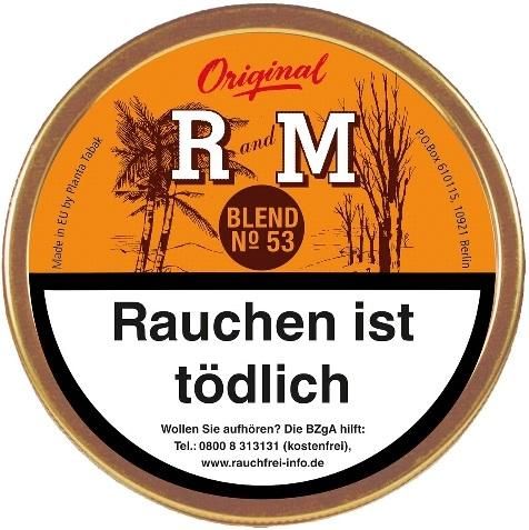 Rum and Maple (R and M) Pfeifentabak Dose (100g)