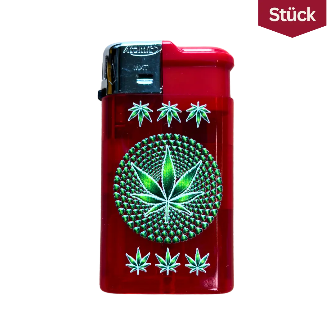 Atomic Feuerzeug Red Leaf