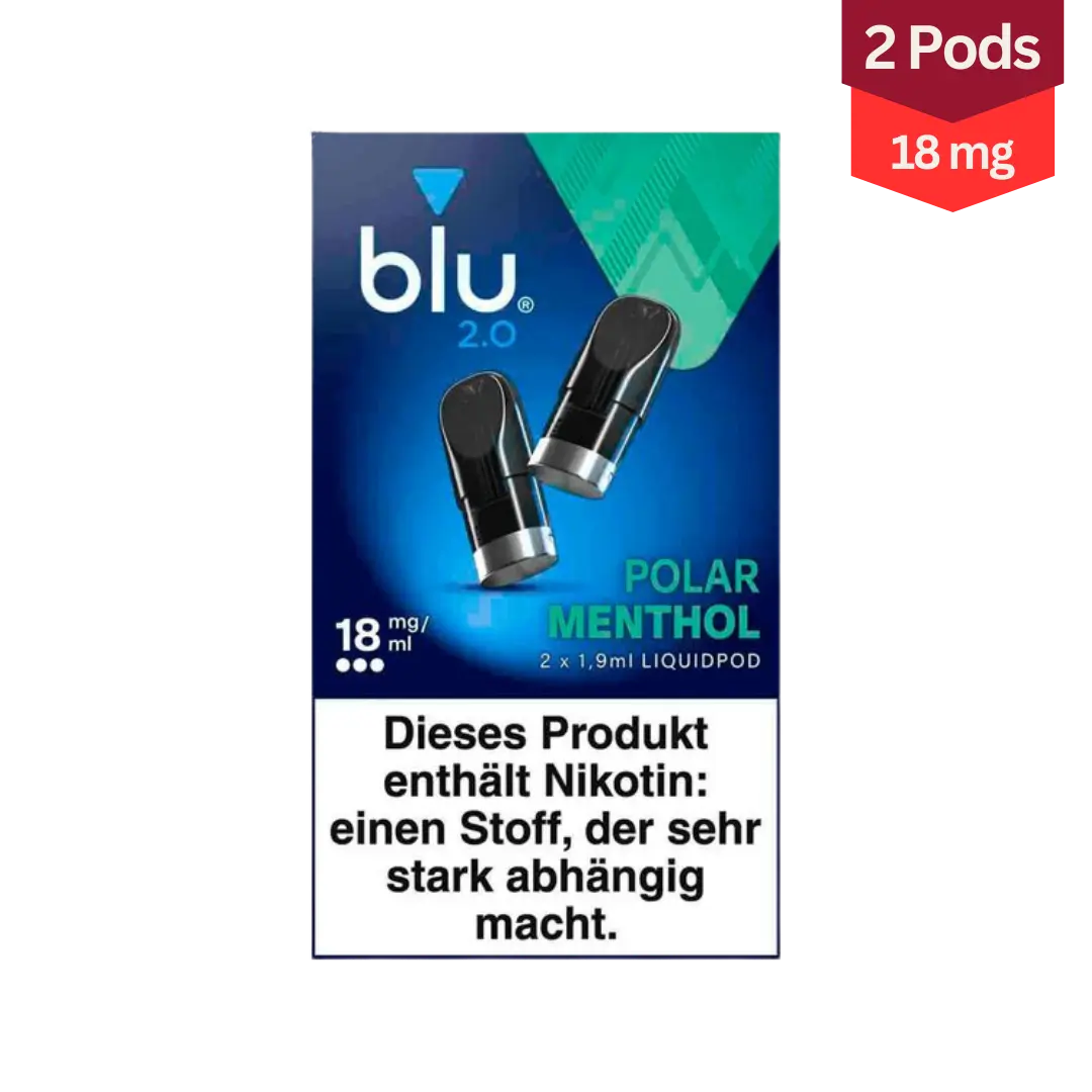 blu 2.0 Pods Vape Polar Menthol 18mg
