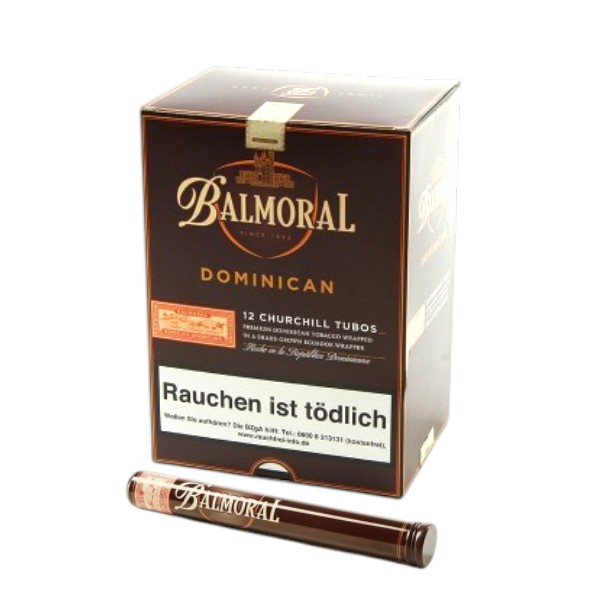Balmoral Dominican Churchill Tubo (12 Zigarren) Box online kaufen