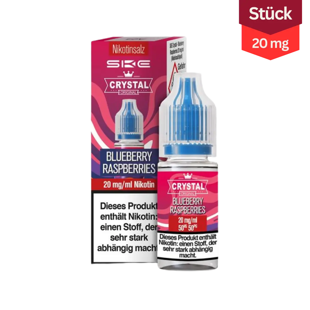 SKE Crystal Vape Liquid Blueberry Raspberry 20mg
