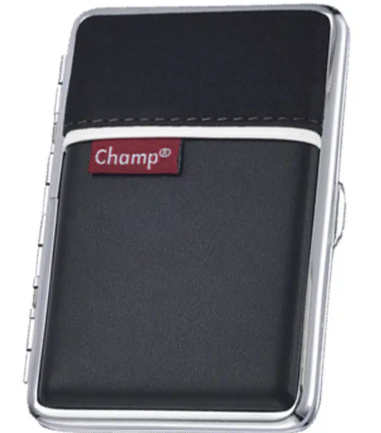 Champ Etui PU Leder Mini Schwarz Weiß