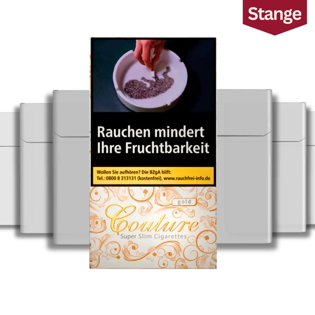 Couture Gold Slim Zigaretten Stange